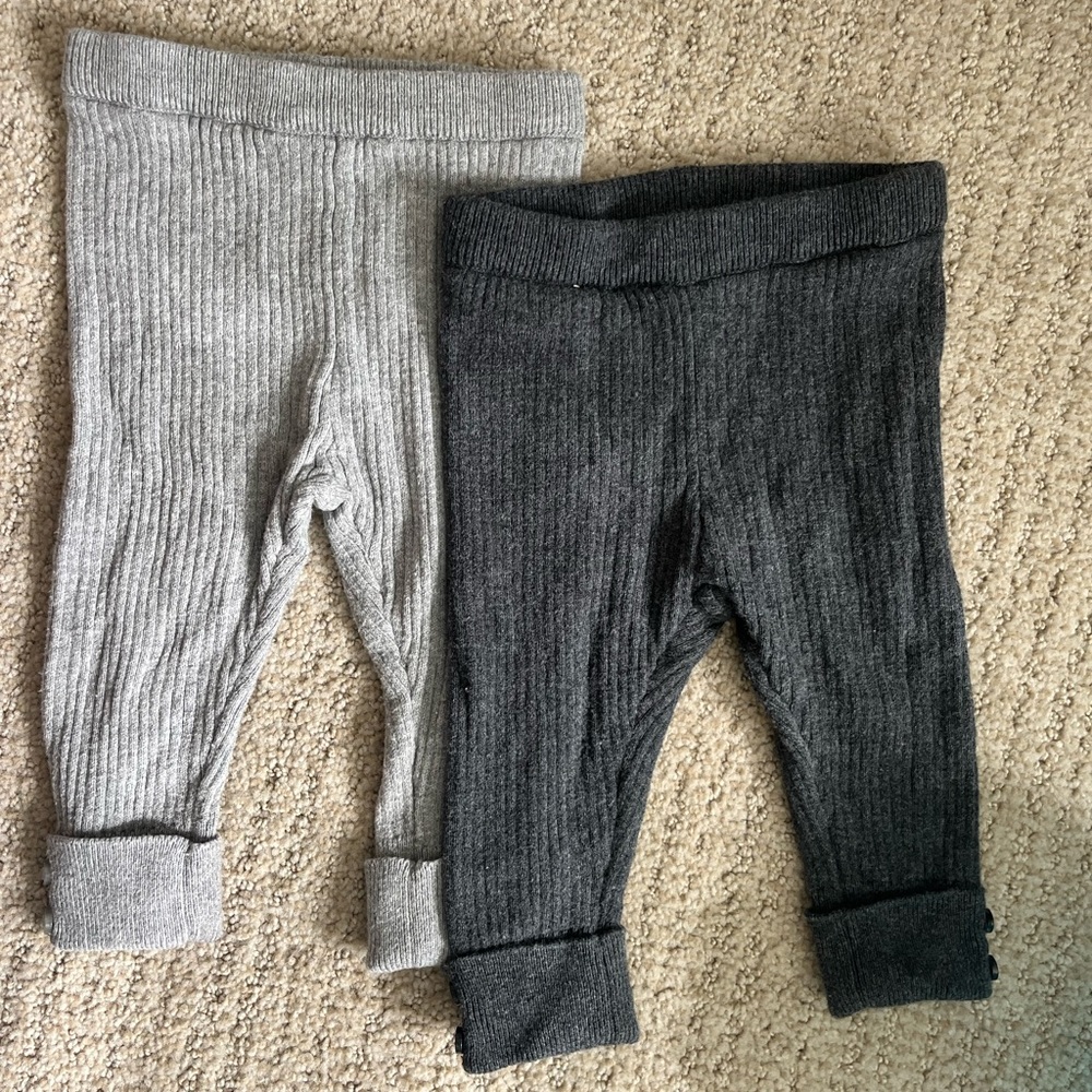 Zara ribbed leggings